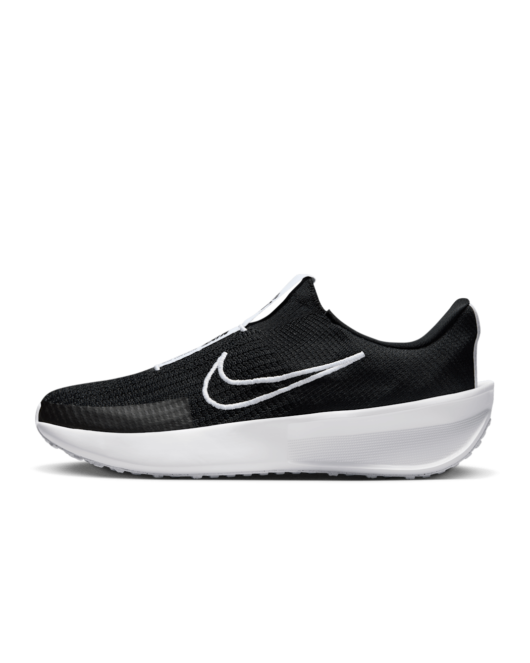 Nike Interact Run EasyOn Men's Road Running Shoes - Black/Black/White