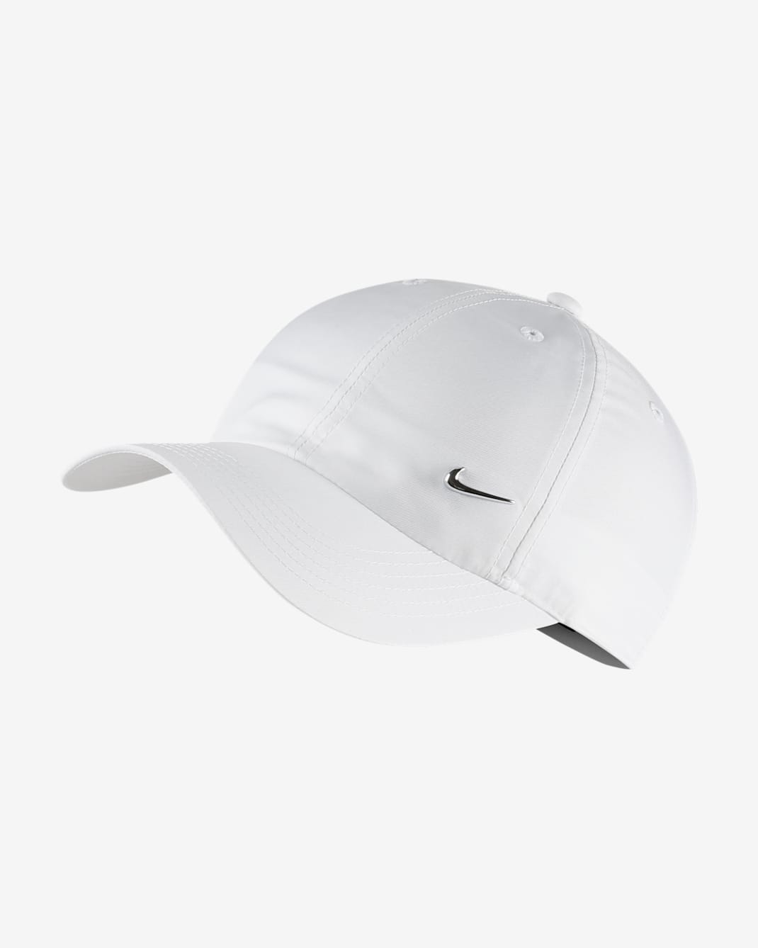 หมวกเด็กปรับได้ Nike Heritage86 - ขาว/Metallic Silver