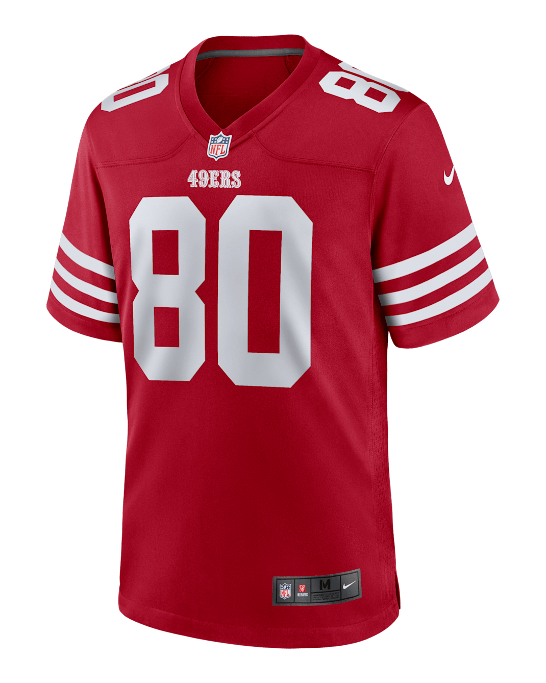 NFL San Francisco 49ers (Jerry Rice) Men's Game Football Jersey - Scarlet
