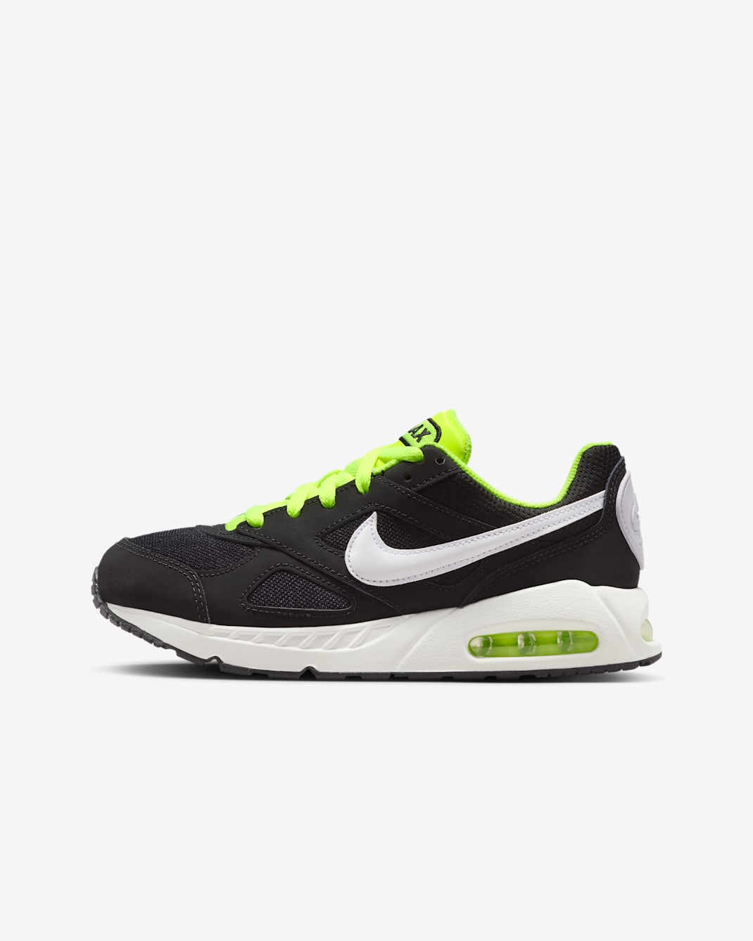 Chaussure Nike Air Max IVO pour ado - Noir/Volt/Blanc