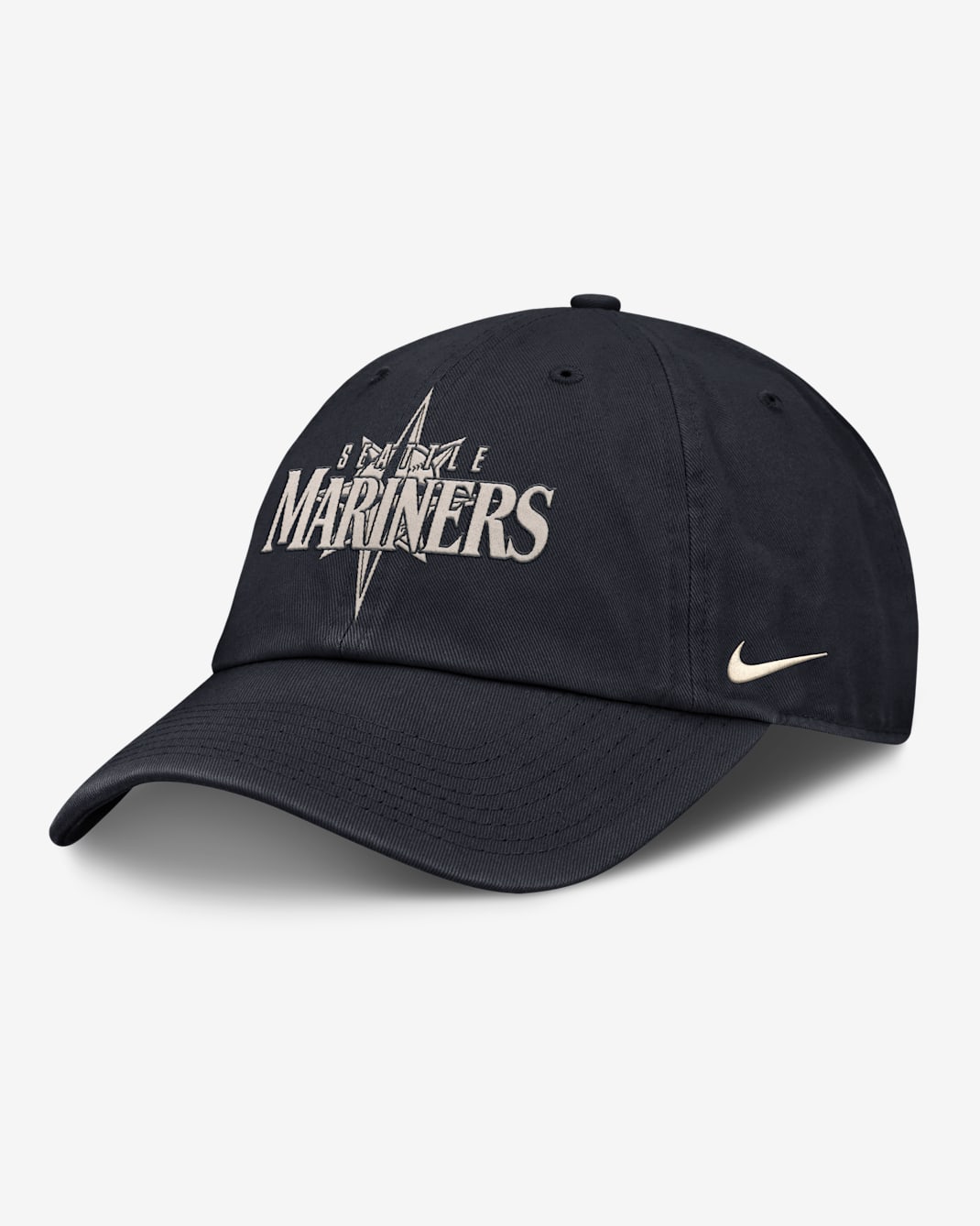 Gorra ajustable Nike de la MLB para hombre Seattle Mariners Statement Club - Azul marino
