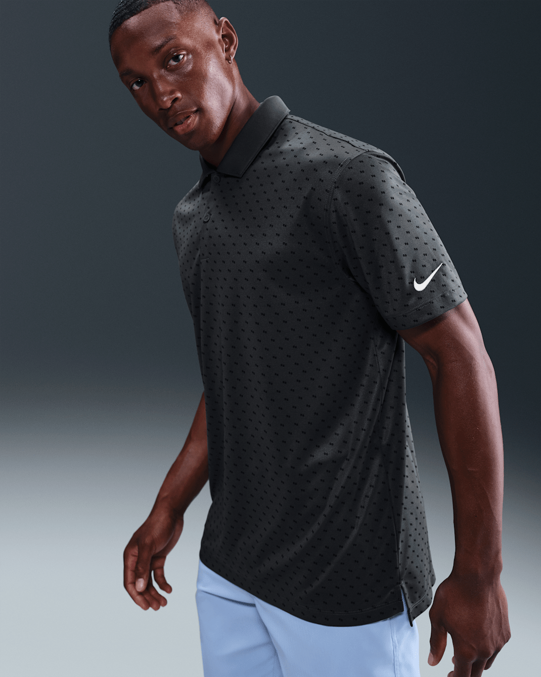Nike Victory Men's Dri-FIT Polo - Anthracite/White
