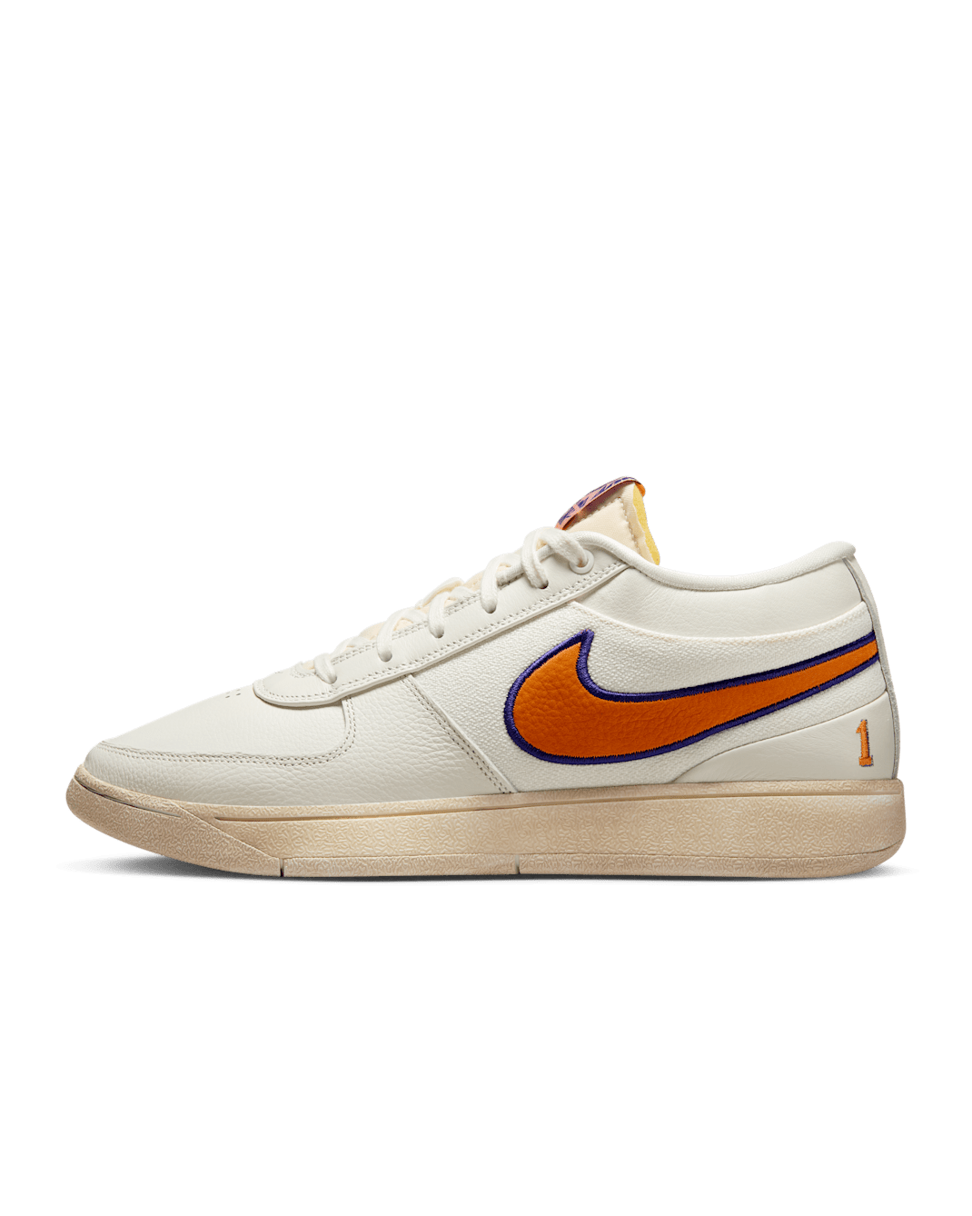 Book 1 EP Basketball Shoes - Sail/Court Purple/Clay Orange