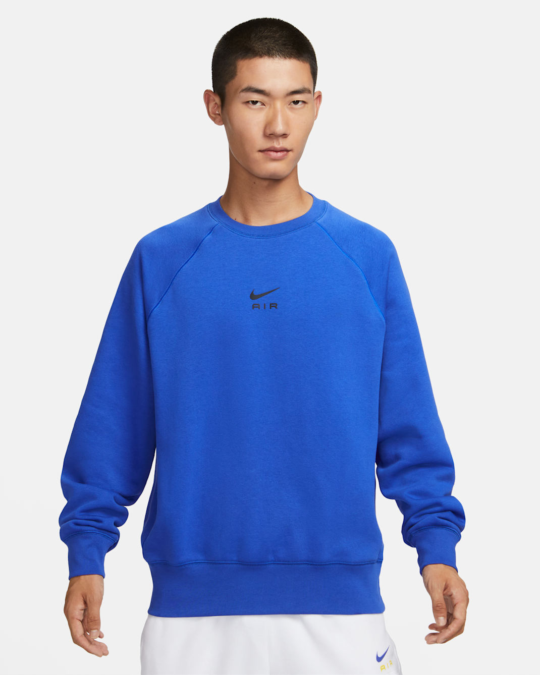 Nike Air Men's Fleece Crew - Game Royal/Black