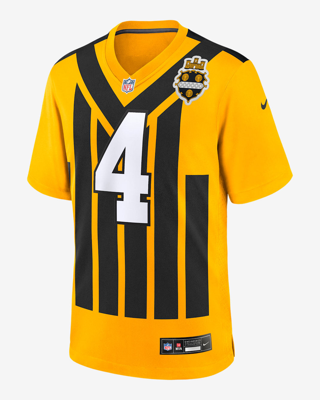 DK Metcalf Pittsburgh Steelers Men's Nike NFL Game Jersey - Gold