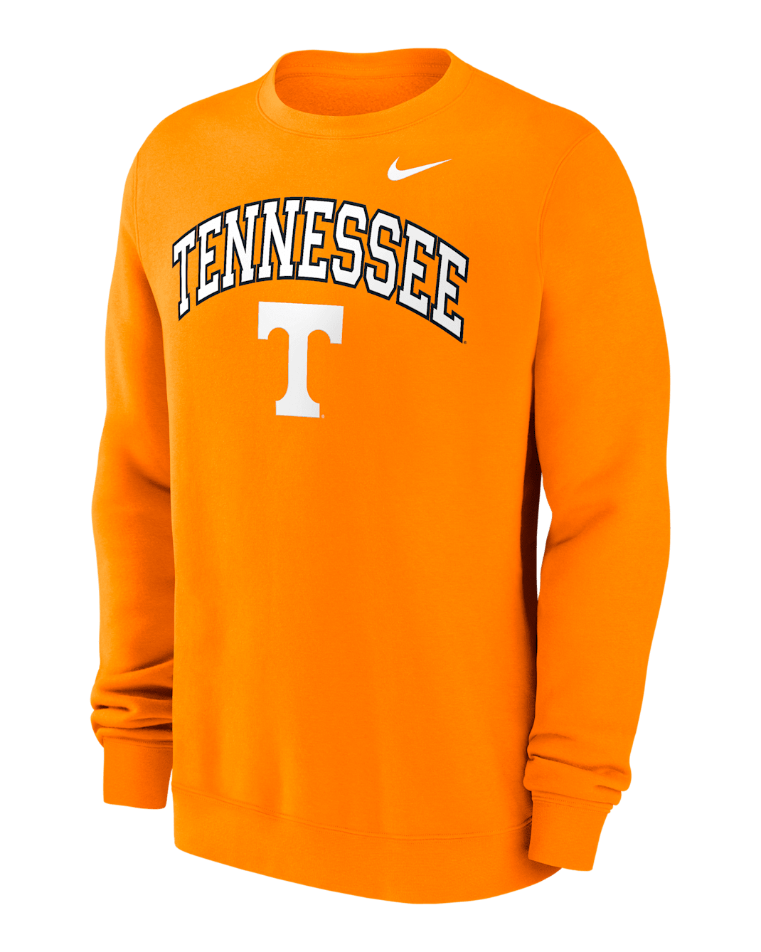 Tennessee Arch Men's Nike College Pullover Crew - Team Orange