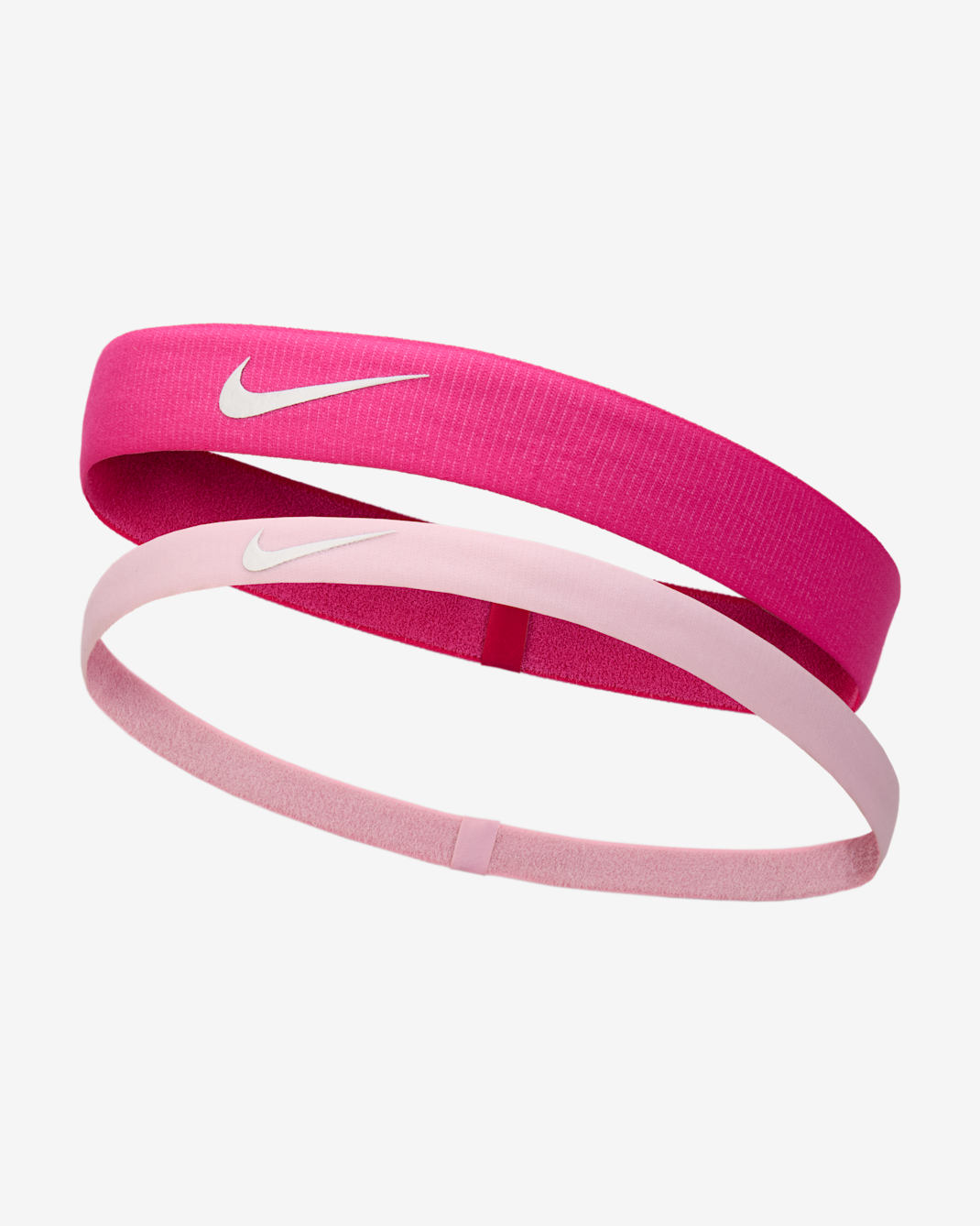 Nike Flex Headband (2 Pack) - Vivid Pink/Medium Soft Pink/White