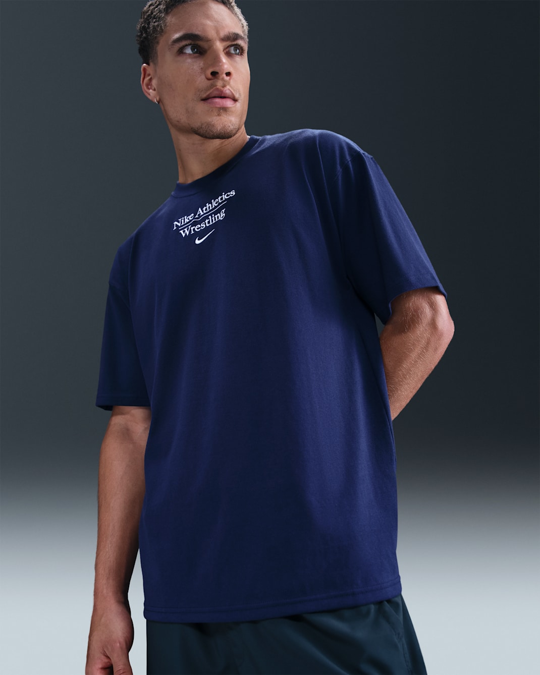 Nike Wrestling Men's Max90 T-Shirt - College Navy