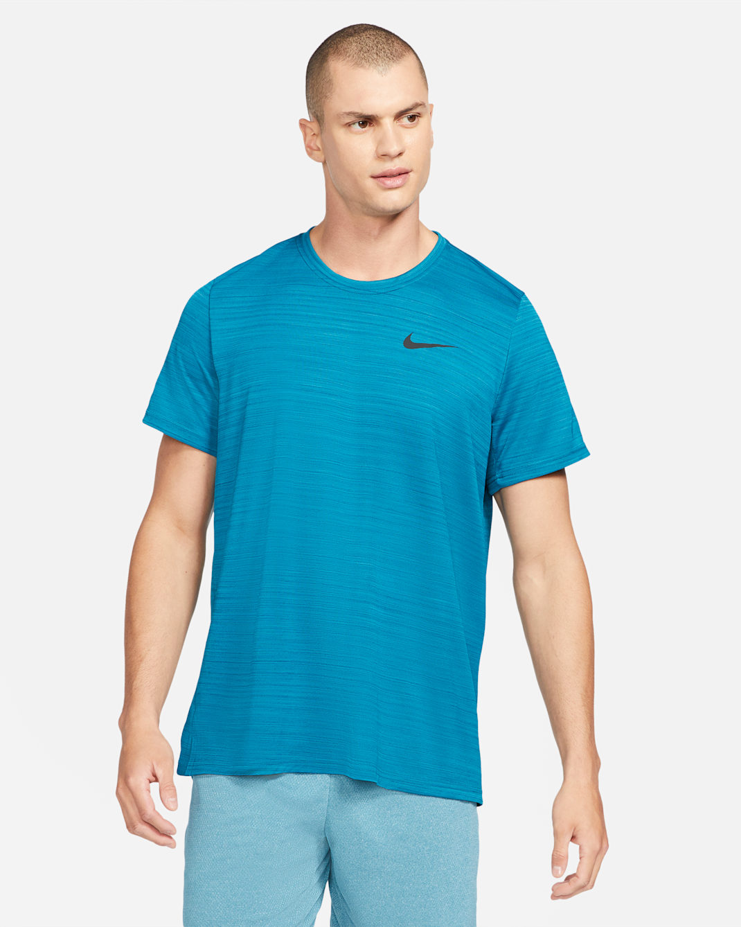 Nike Dri-FIT Superset Men's Short-Sleeve Training Top - Green Abyss/Black