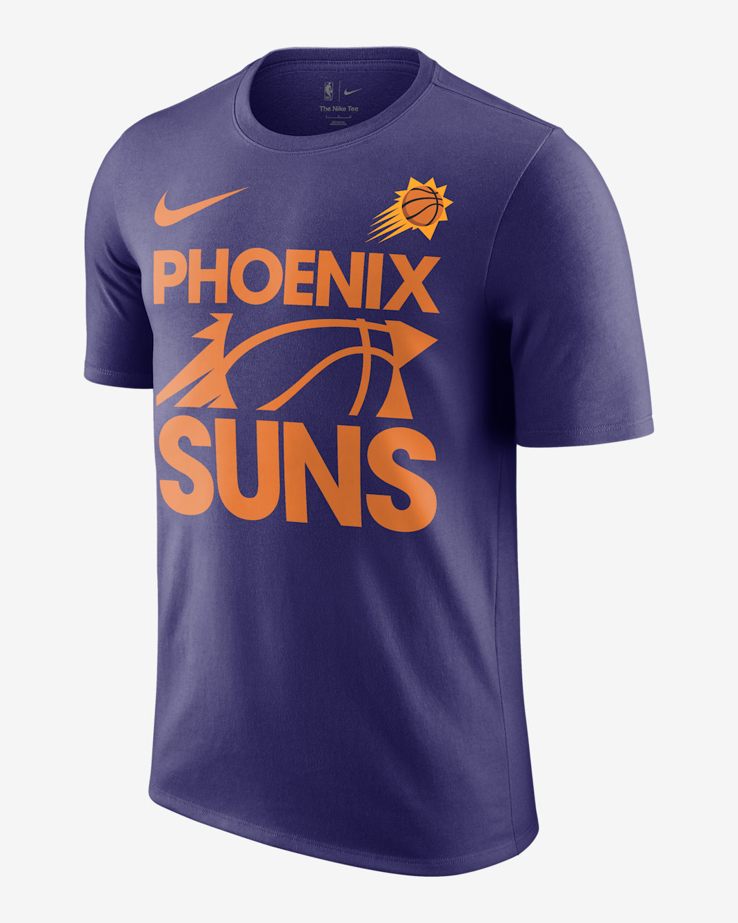 Playera Nike de la NBA para hombre Phoenix Suns Courtside - Orquídea nuevo