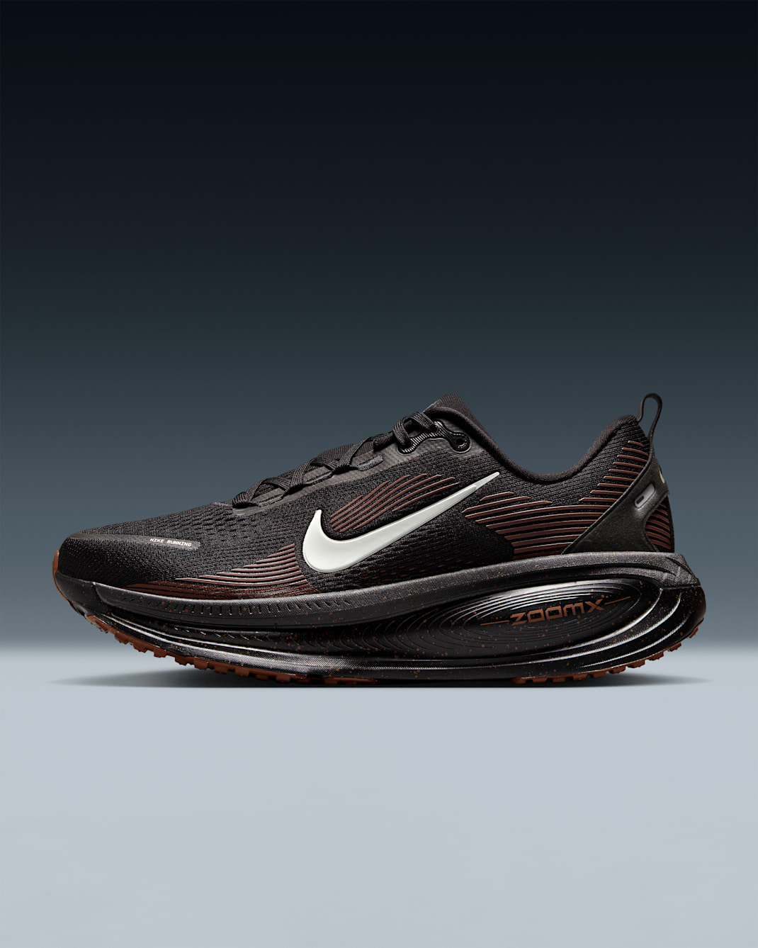 Nike Vomero 18 Men's Road Running Shoes - Black/Velvet Brown/Desert Ochre/Ironstone