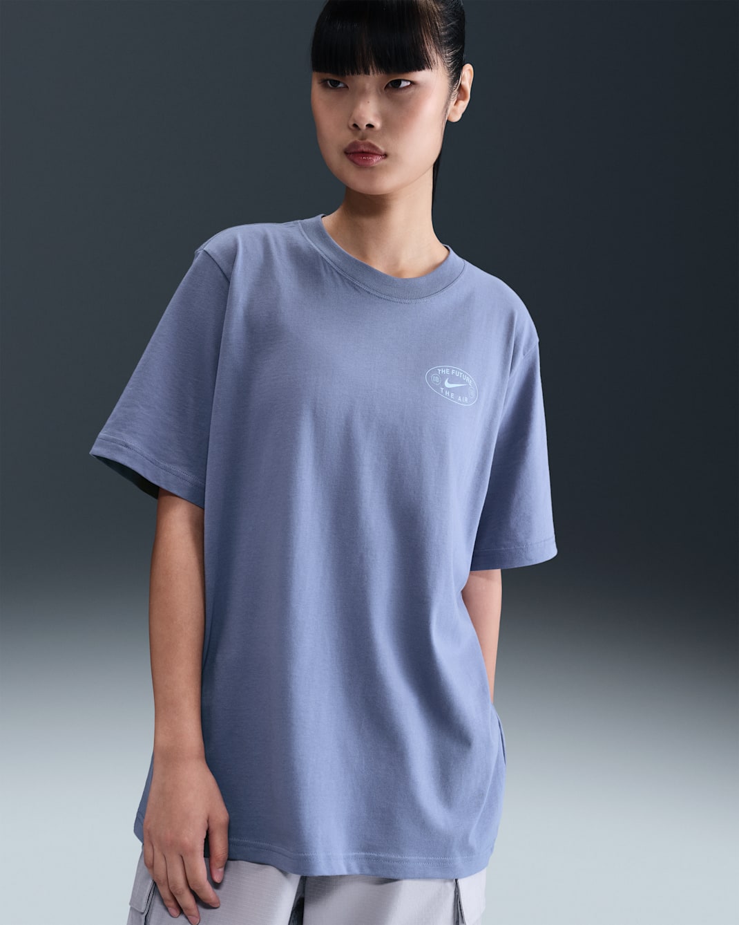 Playera de ajuste holgado Nike Sportswear para mujer - Índigo mundial