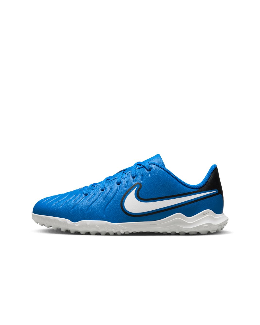 Nike Jr. Tiempo Legend 10 Club Younger/Older Kids' Turf Low-Top Football Shoes - Soar/White