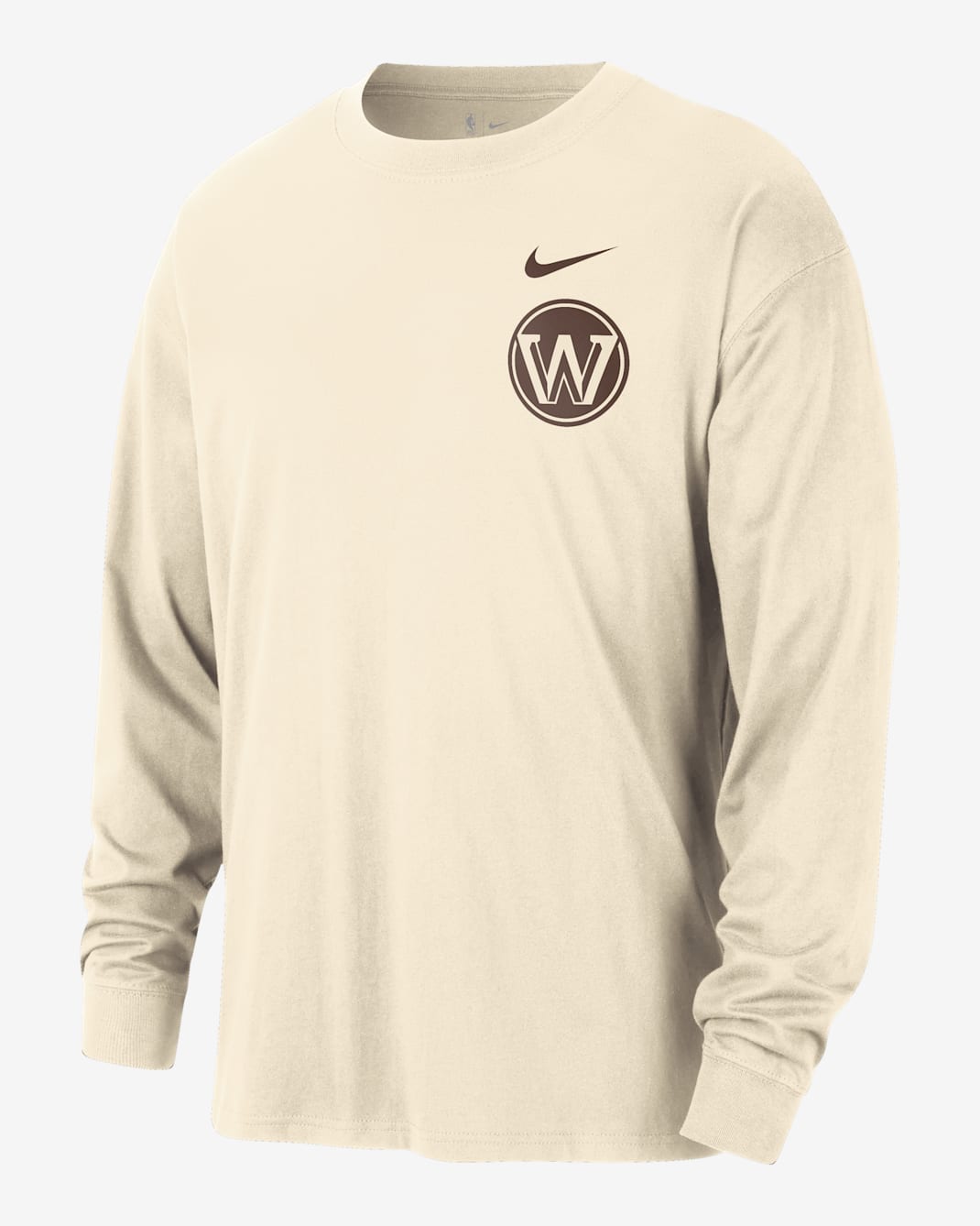 San Francisco Warriors Essential City Edition Men's Nike NBA Long-Sleeve T-Shirt - Natural