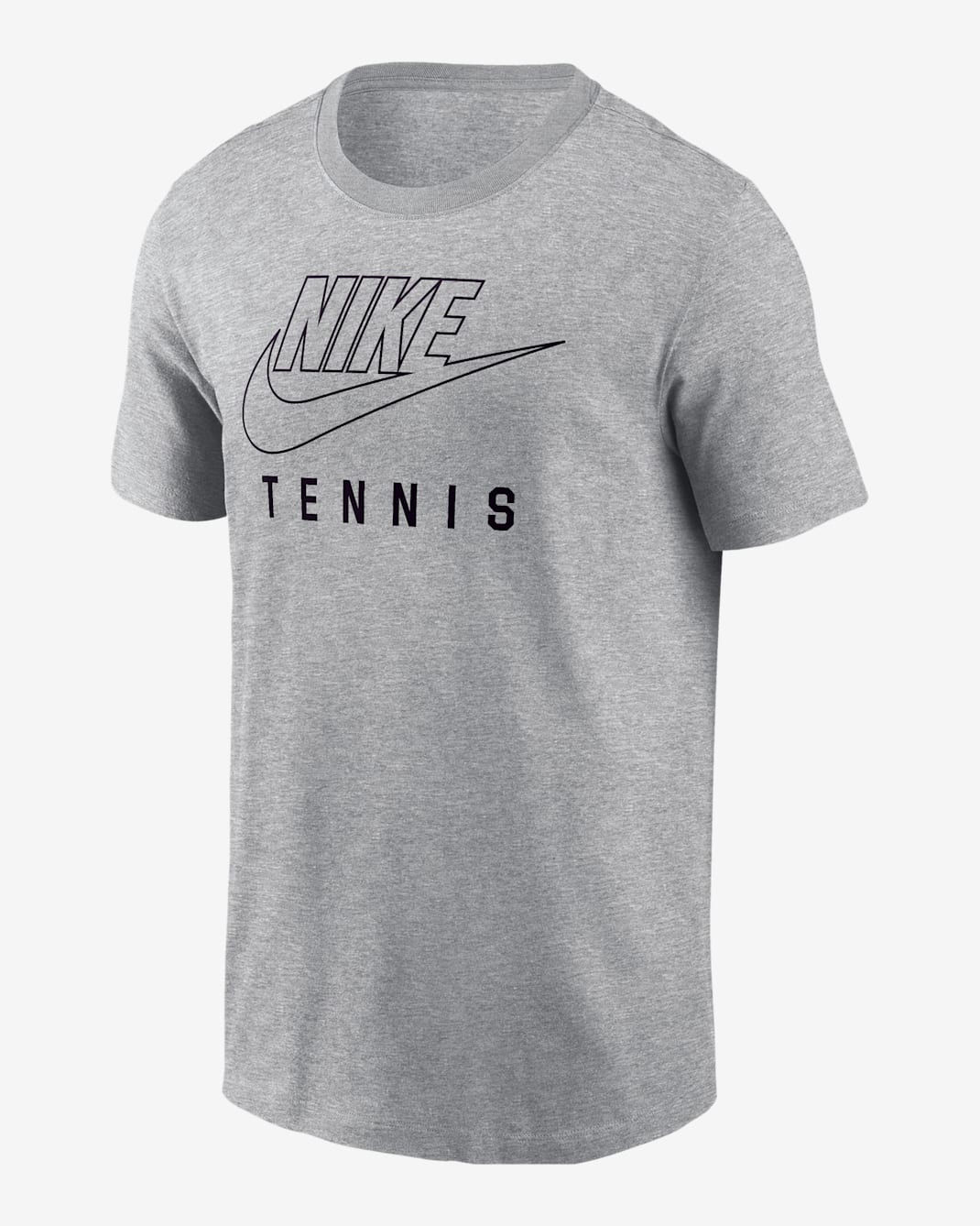 Nike Swoosh Men's Tennis T-Shirt - Dark Grey Heather