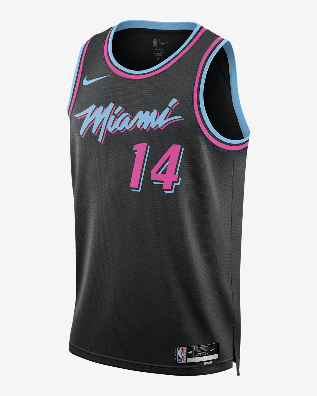 Tyler Herro Miami Heat City Edition Men's Nike NBA Swingman Jersey - Black