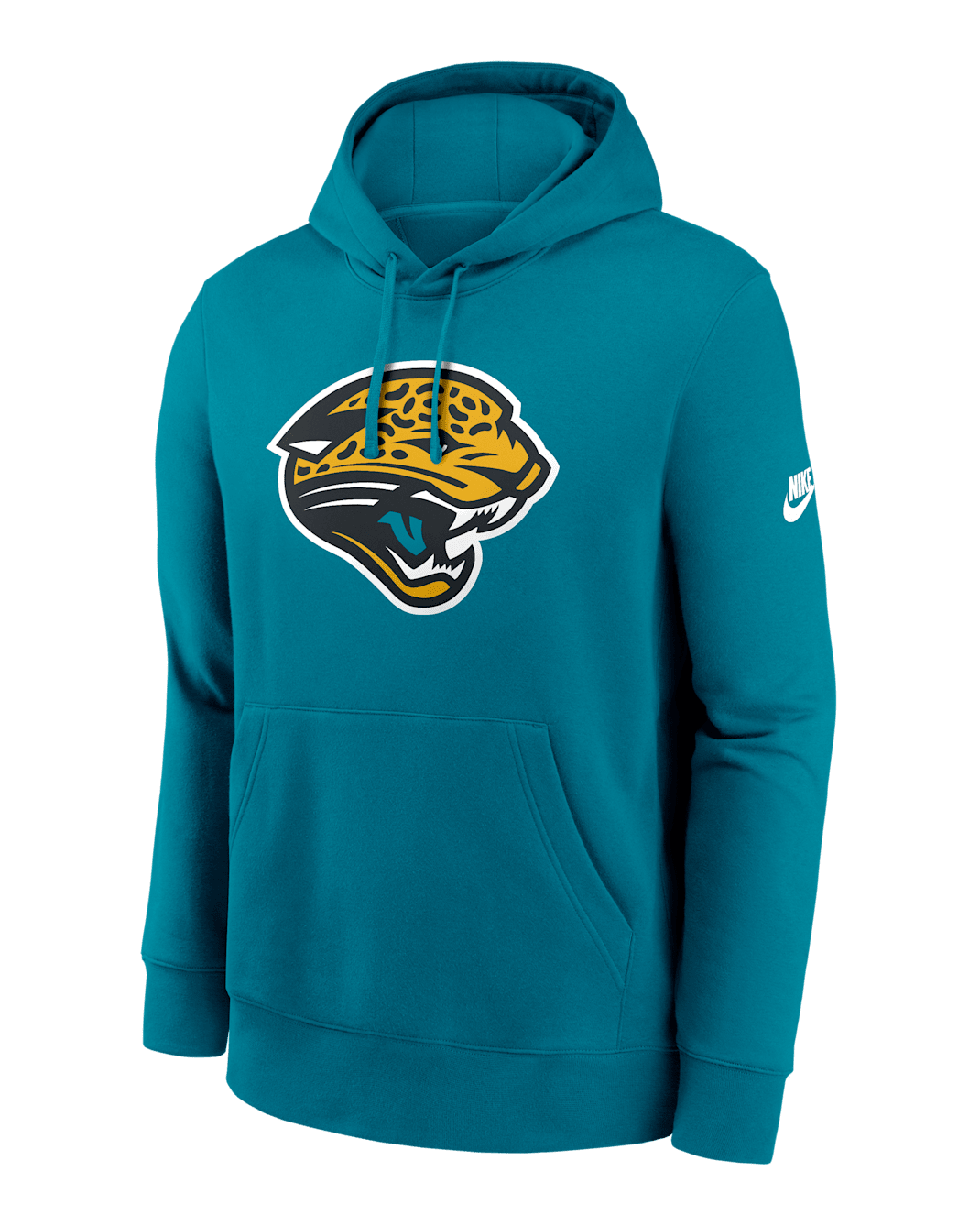 Sudadera con gorro sin cierre Nike de la NFL para hombre Jacksonville Jaguars Club Logo - Azul verdoso