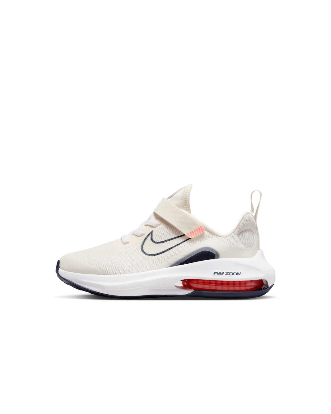 Nike Air Zoom Arcadia 2 Younger Kids' Shoes - Phantom/Bright Crimson/White/Dark Obsidian