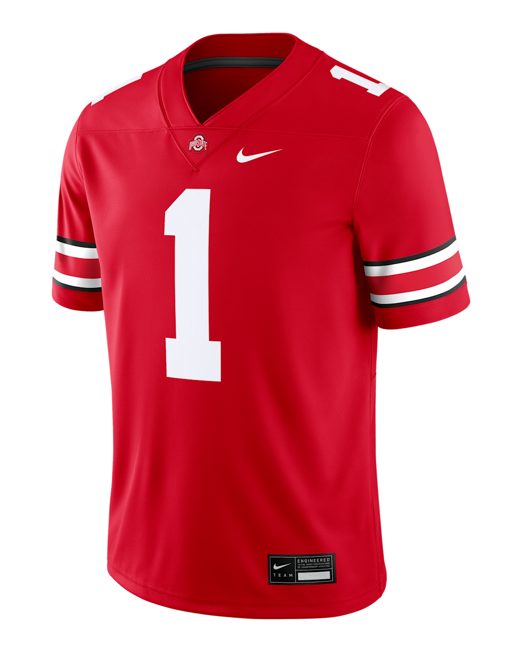 Ohio State Buckeyes Men's Nike Dri-FIT College Game Jersey - University Red