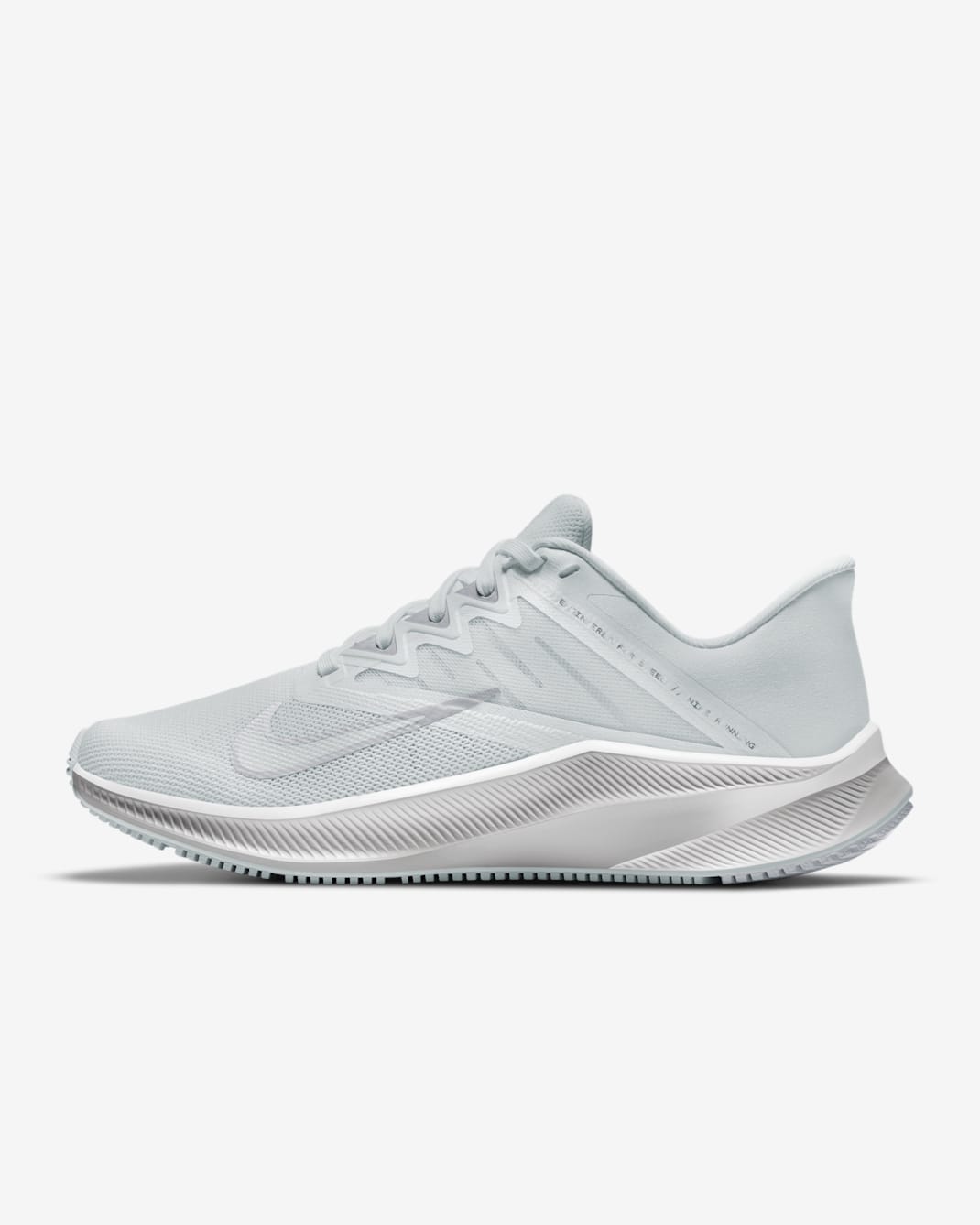 Nike Quest 3 Women's Road Running Shoes - Pure Platinum/White/Wolf Grey/Metallic Silver
