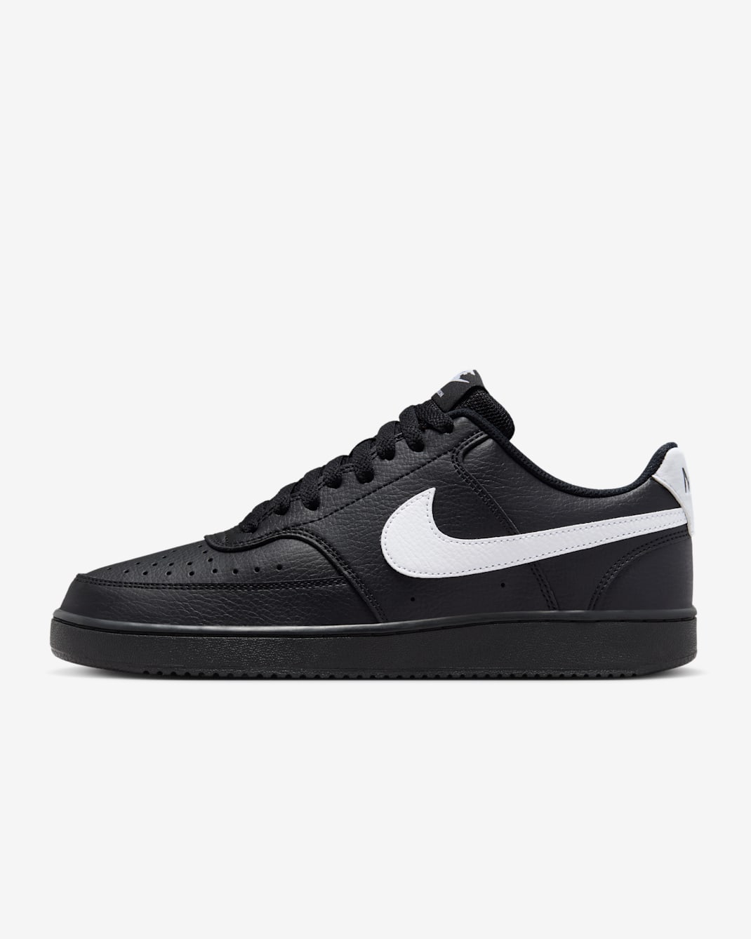 Tenis para hombre Nike Court Vision Low - Negro/Negro/Blanco