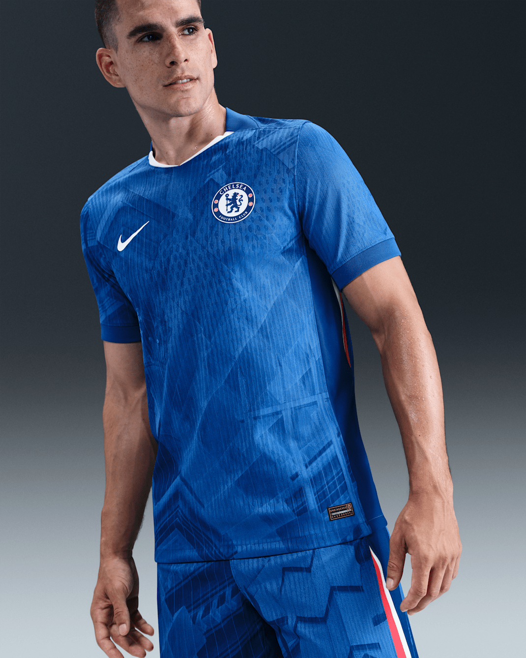 Chelsea F.C. 2025/26 Match Home Men's Nike Dri-FIT ADV Football Authentic Shirt - Rush Blue/White/Speed Red/White