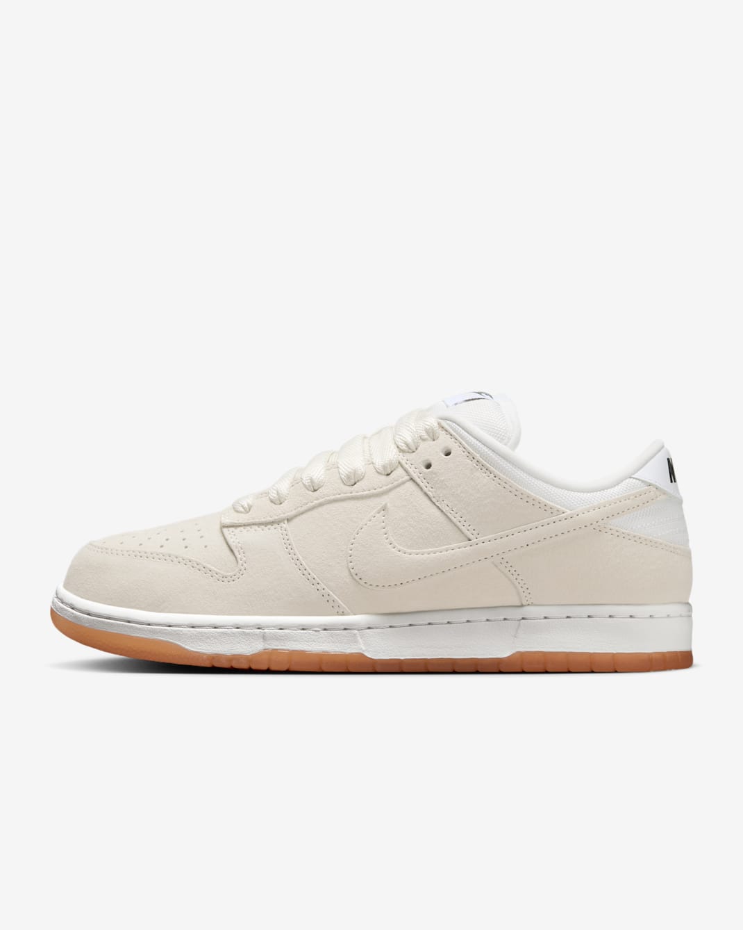 Nike SB Dunk Low Pro B skatesko - Pale Ivory/Summit White/Hvit/Pale Ivory
