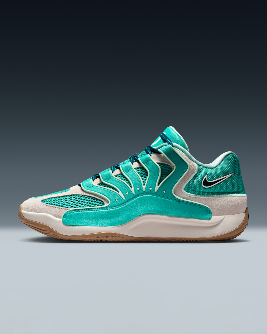 KD18 "Wanda" Basketball Shoes - Midnight Turquoise/Kinetic Green/Mint/Phantom