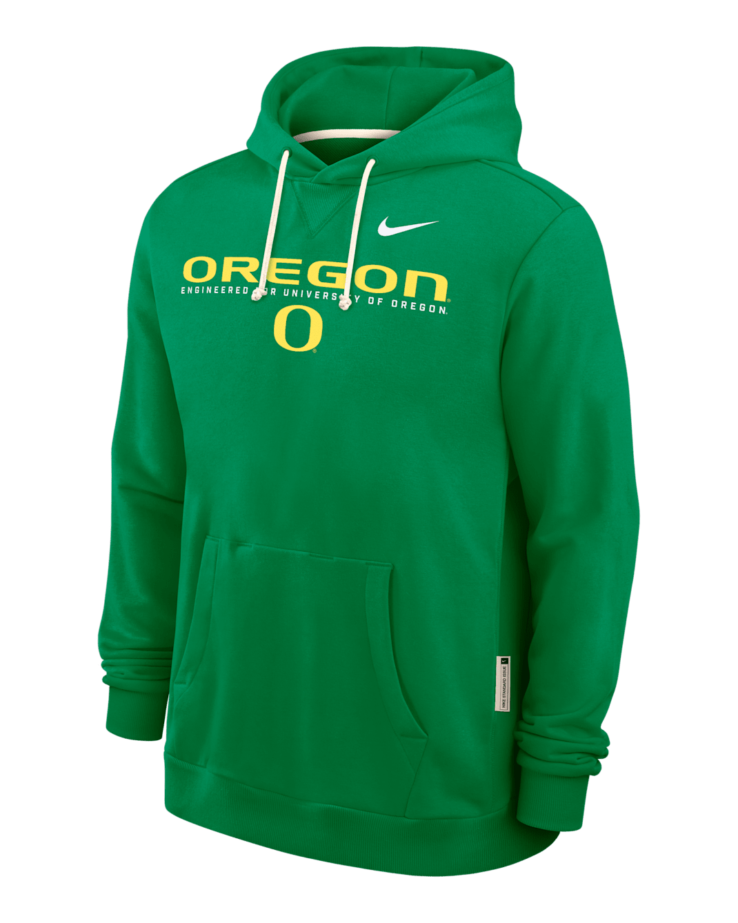Oregon Sideline Men's Nike Dri-FIT College Pullover Hoodie - Apple Green