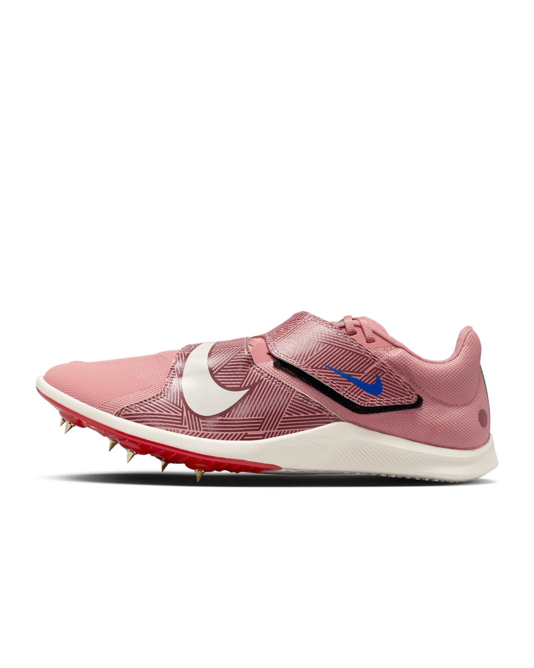Nike Zoom Rival Jump Sprung-Spikes für Leichtathletik - Red Stardust/Malachite/University Red/Pale Ivory