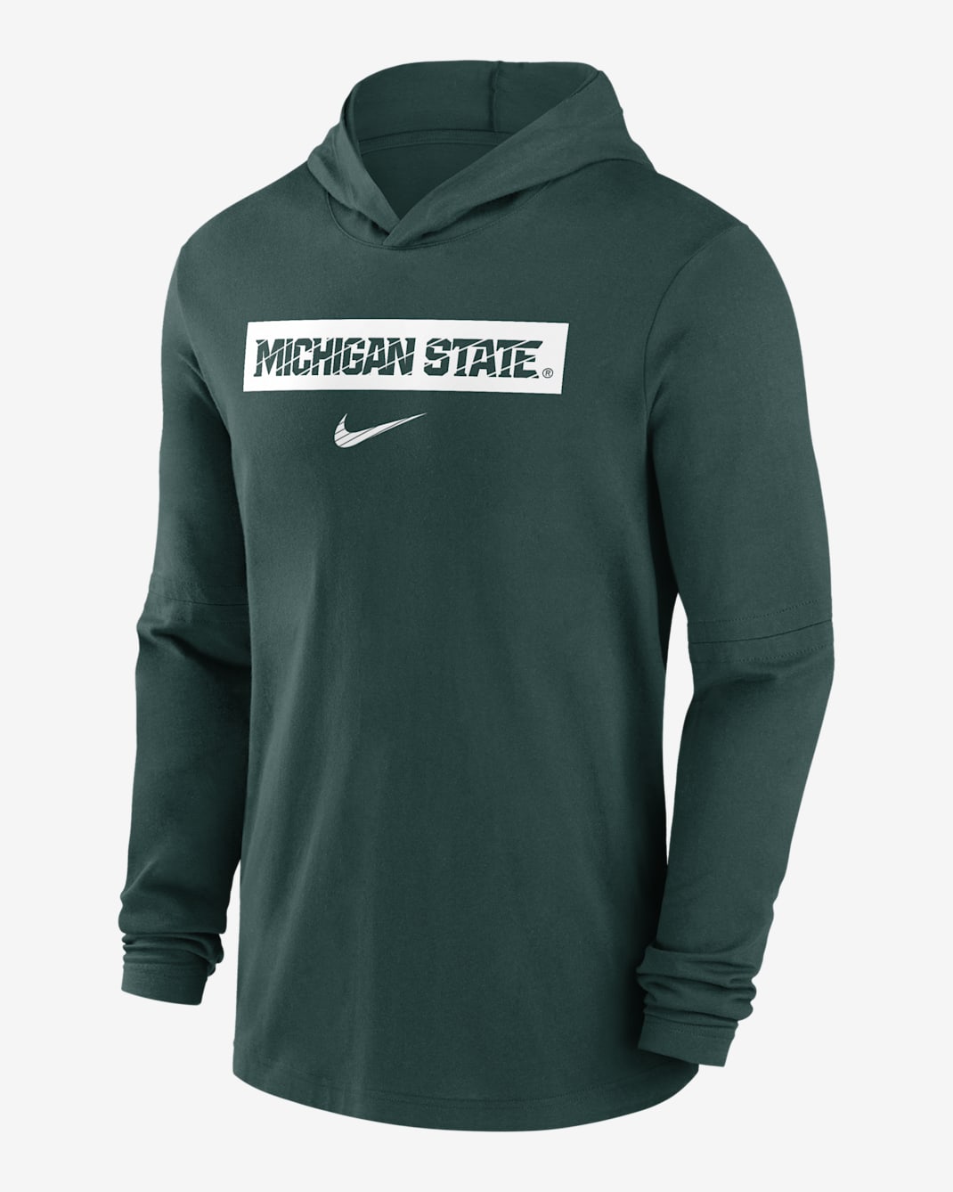 Michigan State Spartans Sideline Men's Nike Dri-FIT College Long-Sleeve Hooded Top - Green