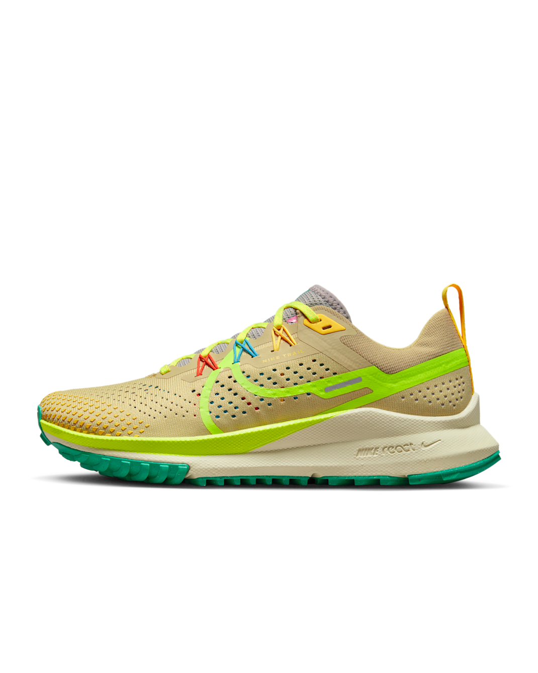 Nike Pegasus Trail 4 Women's Trail-Running Shoes - Team Gold/Baltic Blue/Stadium Green/Volt