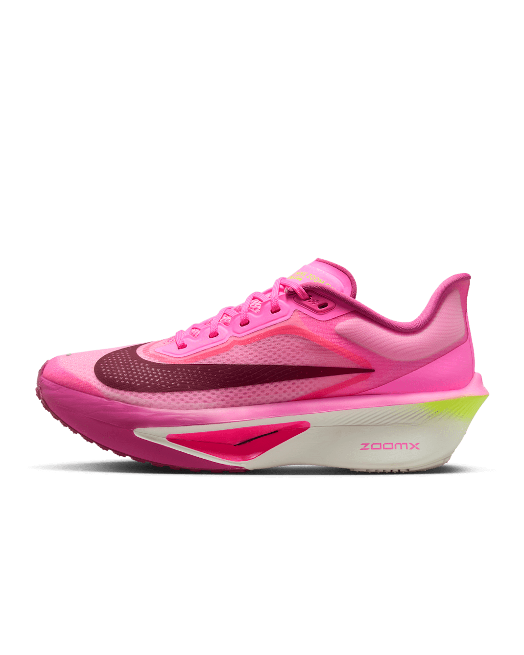 Chaussure de course sur route Nike Zoom Fly 6 pour femme - Pink Spell/Crimson Tint/Hyper Pink/Bordeaux