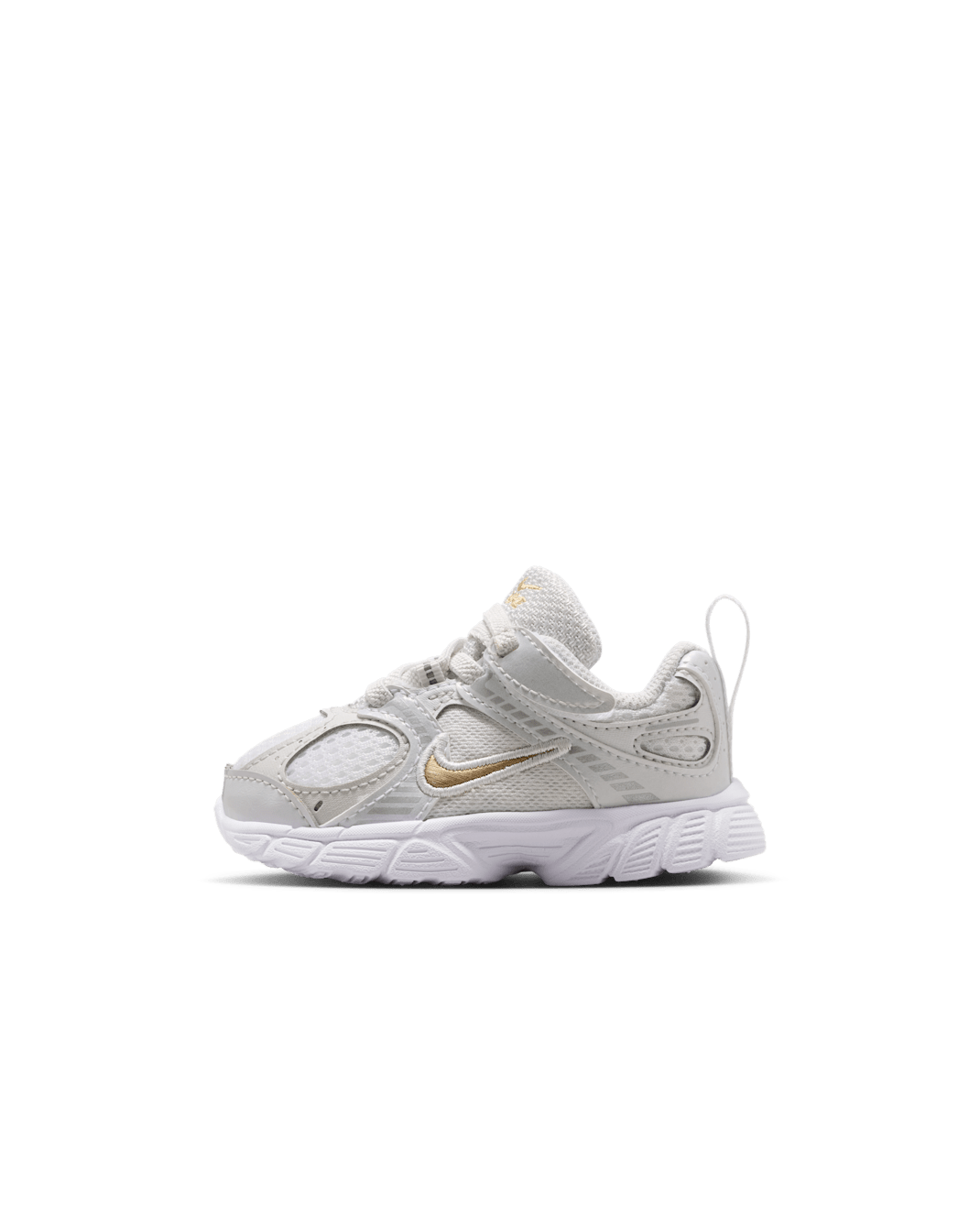 Chaussure Nike V5 RNR pour bébé et tout-petit - Blanc/Metallic Silver/Photon Dust/Metallic Gold