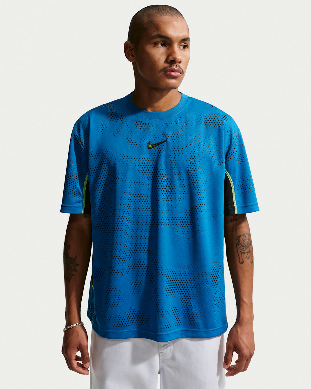 Nike SB Ishod Short-Sleeve Jersey Top - Brilliant Blue/Black
