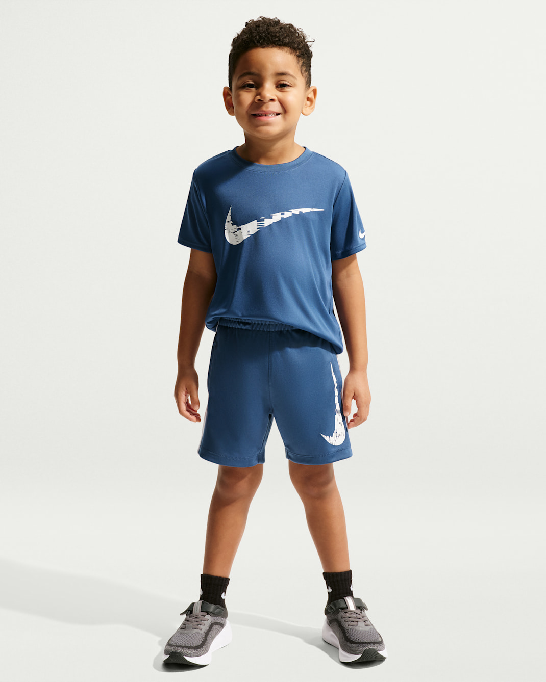 Nike Little Kids' Dri-FIT Trophy Shorts - Blue