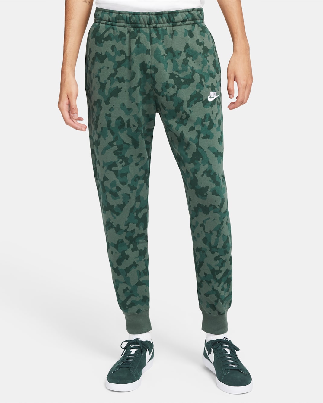 Nike Sportswear Club Fleece Men's Joggers - Galactic Jade/Galactic Jade/White