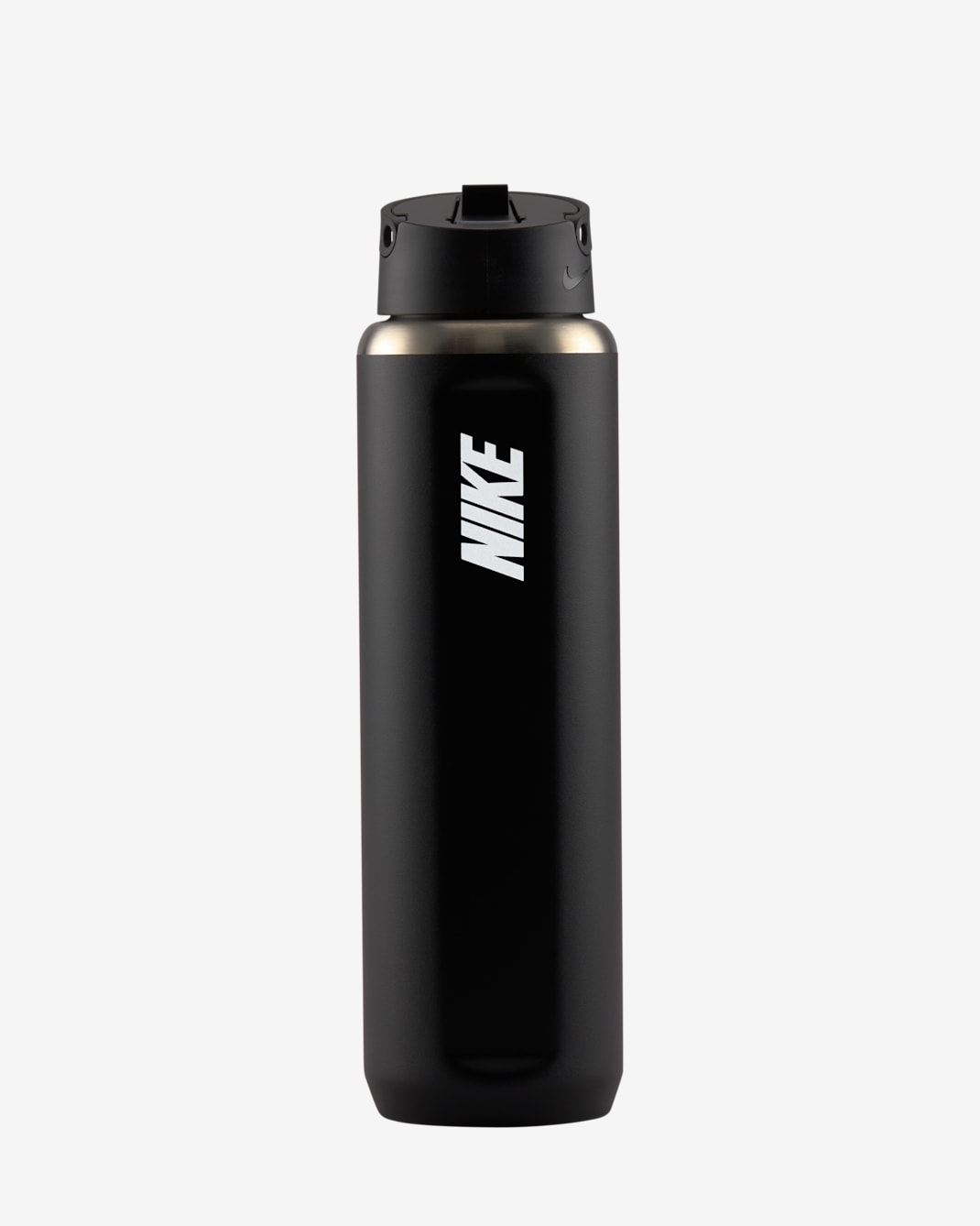 Nike Recharge Stainless Steel Straw Bottle (24 oz) - Black