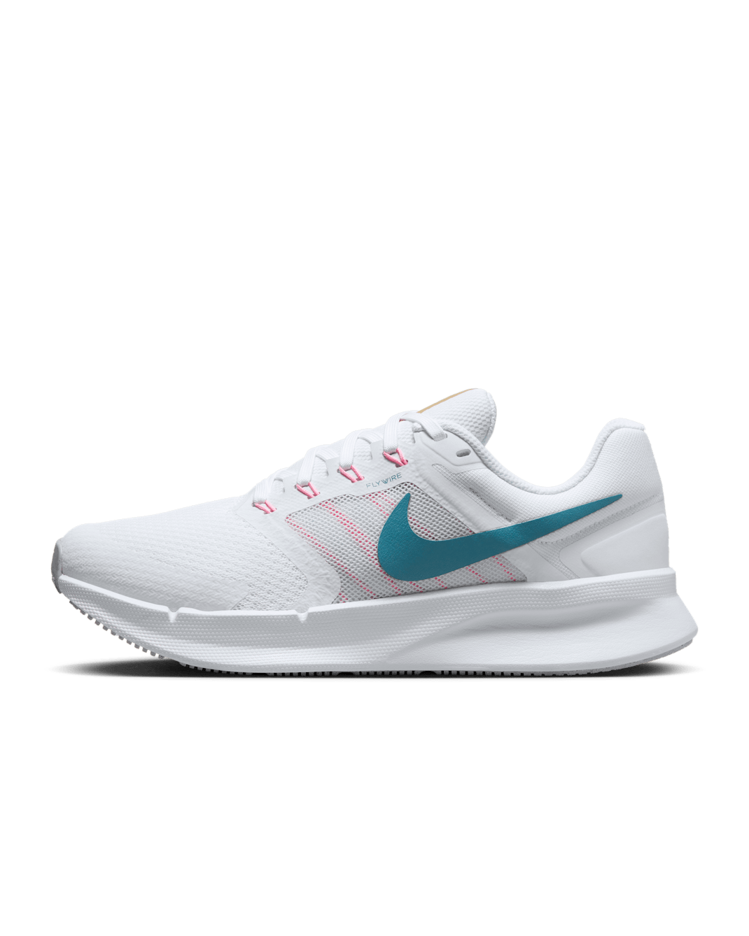 Nike Run Swift 3 Women's Road Running Shoes - White/Photon Dust/Wheat Gold/Noise Aqua