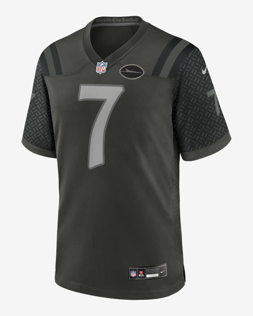 Justin Fields New York Jets Rivalries Collection Men’s Nike NFL Game Jersey - Green