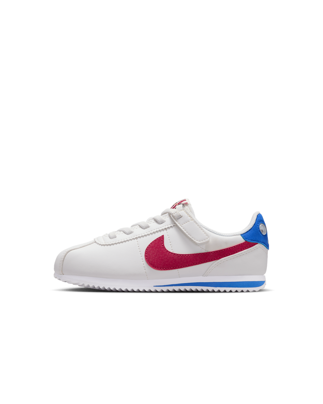 Nike Cortez SE EasyOn Younger Kids' Shoes - Summit White/Hyper Royal/White/Noble Red