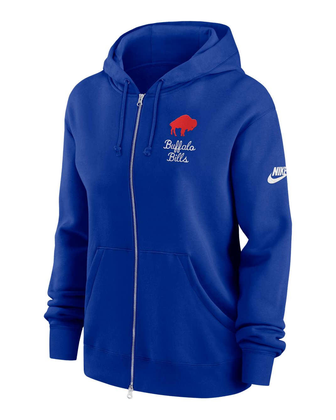 Buffalo Bills Phoenix Rewind Women's Nike NFL Full-Zip Hoodie - Royal