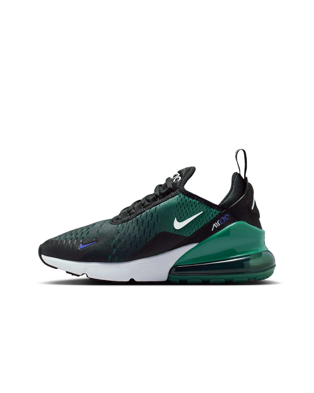 Chaussure Nike Air Max 270 pour ado - Noir/Evergreen Aura/Deep Night/Blanc