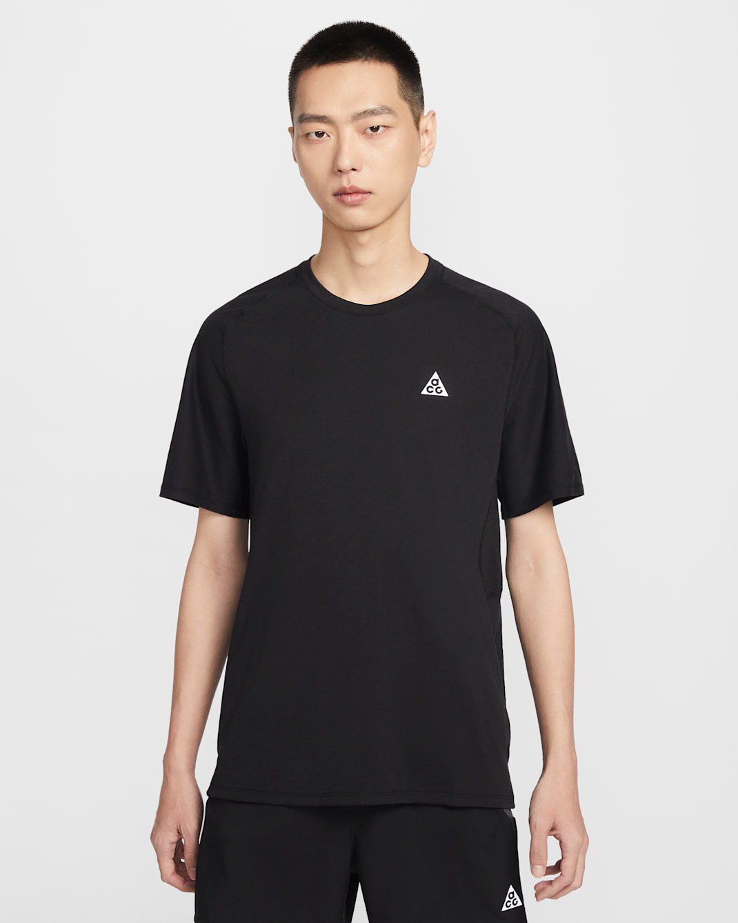 ナイキ ACG "Solar Chase" メンズ Dri-FIT ADV トレイルランニング トップス - ブラック/ブラック/サミットホワイト