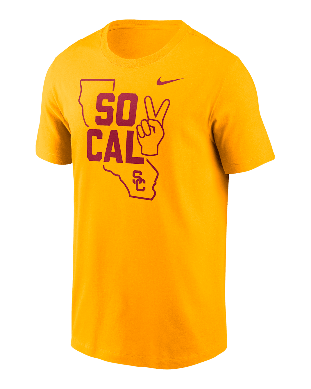 USC Trojans Campus Local Men's Nike College T-Shirt - Gold