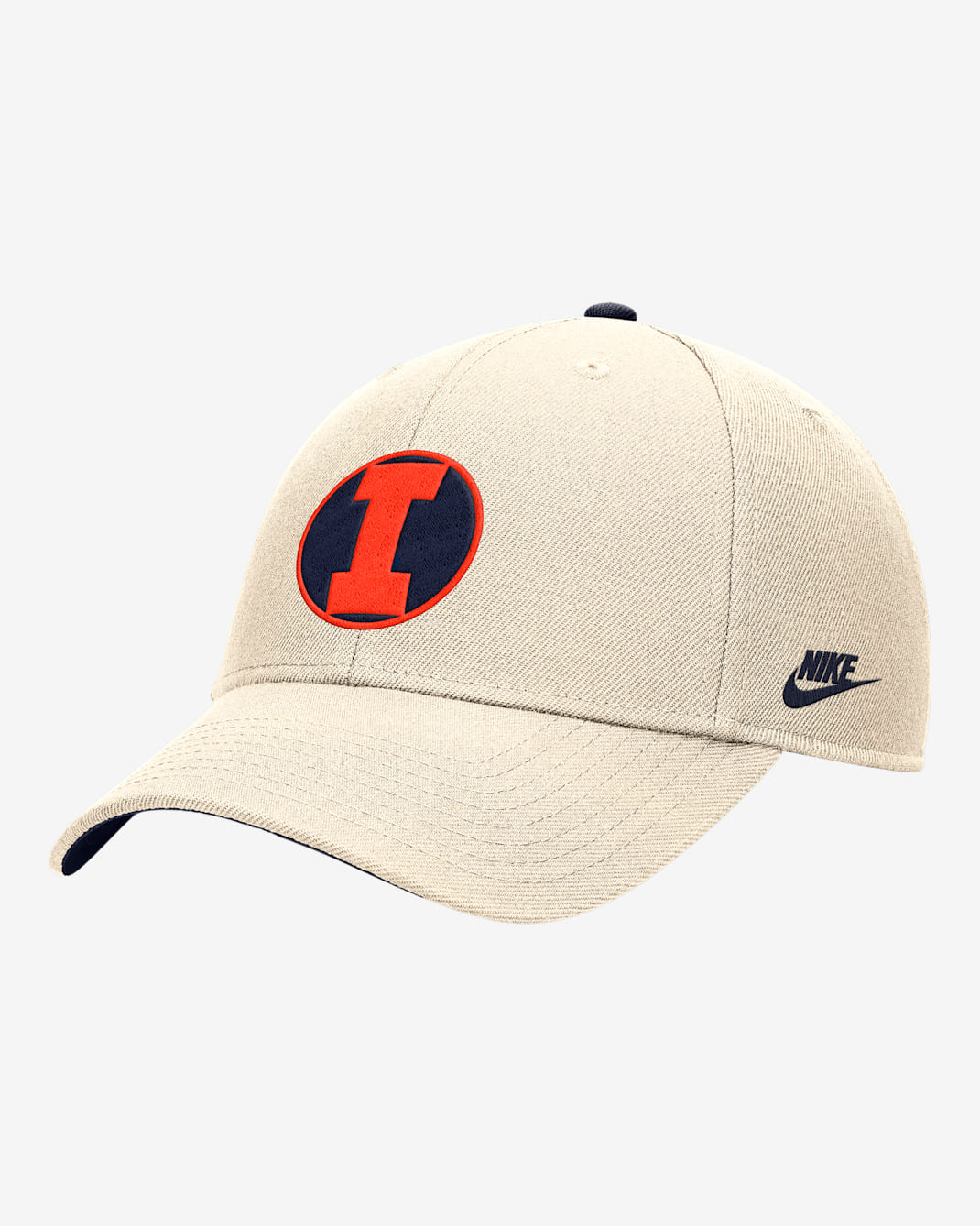 Illinois Rise Men's Nike College Adjustable Cap - Natural
