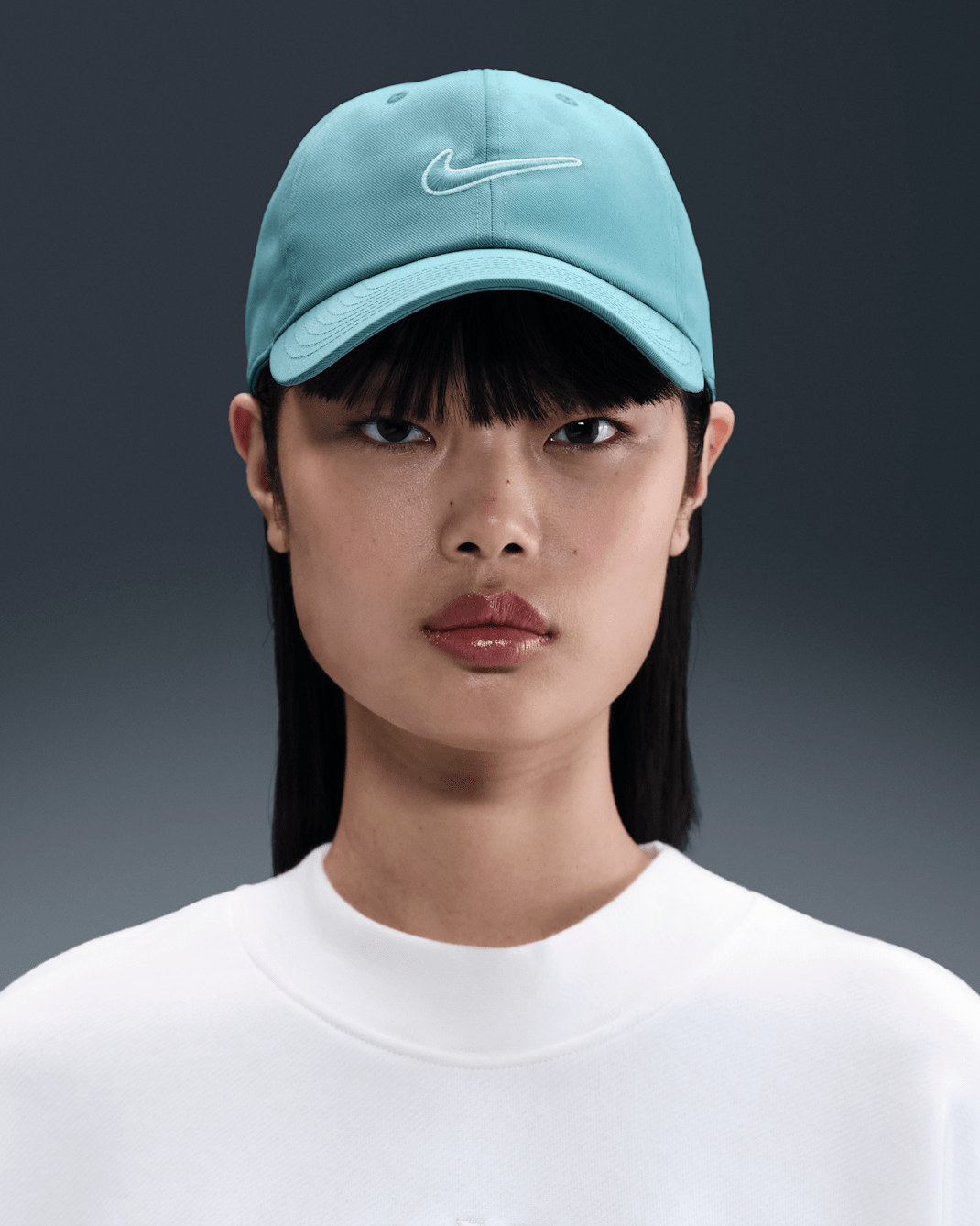 Nike Club Unstructured Swoosh Cap - Denim Turquoise/Denim Turquoise