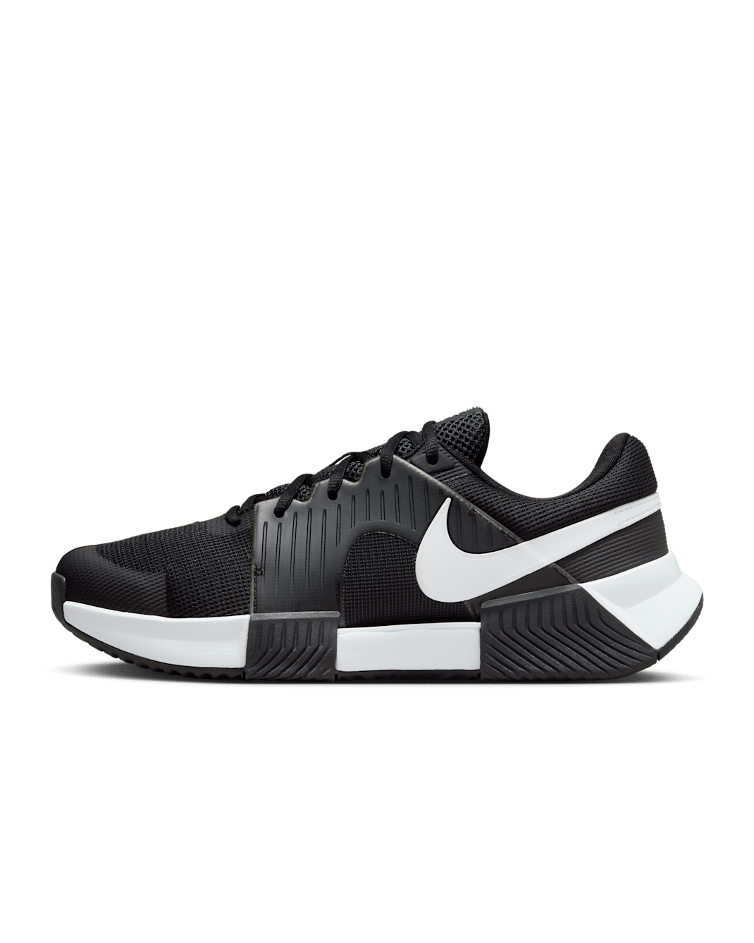 Nike Zoom GP Challenge 1 Men's Clay Court Tennis Shoes - Black/Black/White