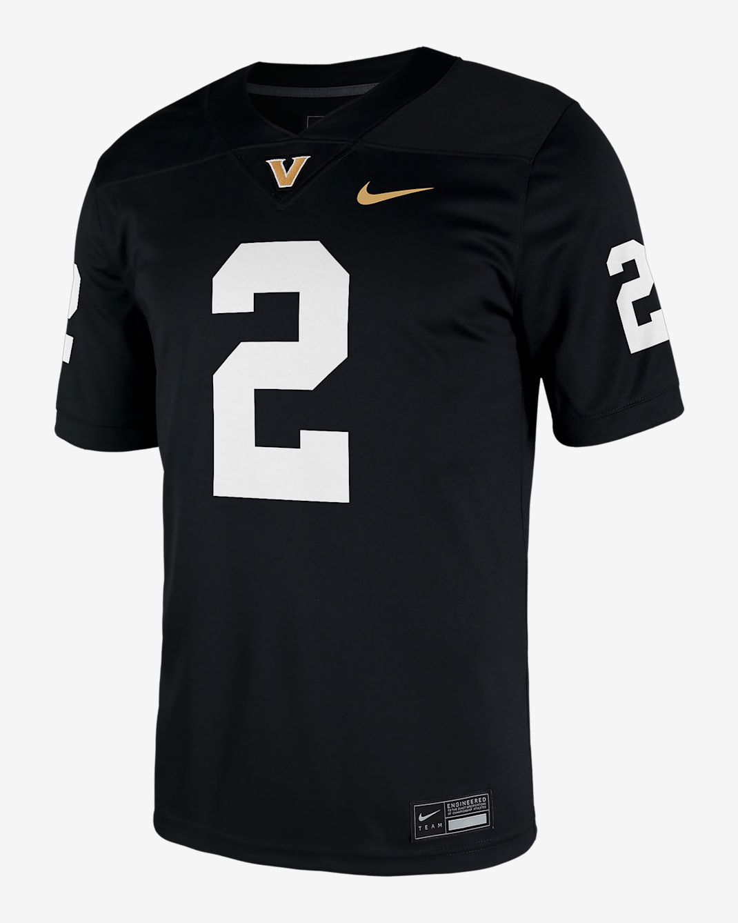 Jersey universitario Nike Dri-FIT NIL Game para hombre Diego Pavia de Vanderbilt - Negro/Oro