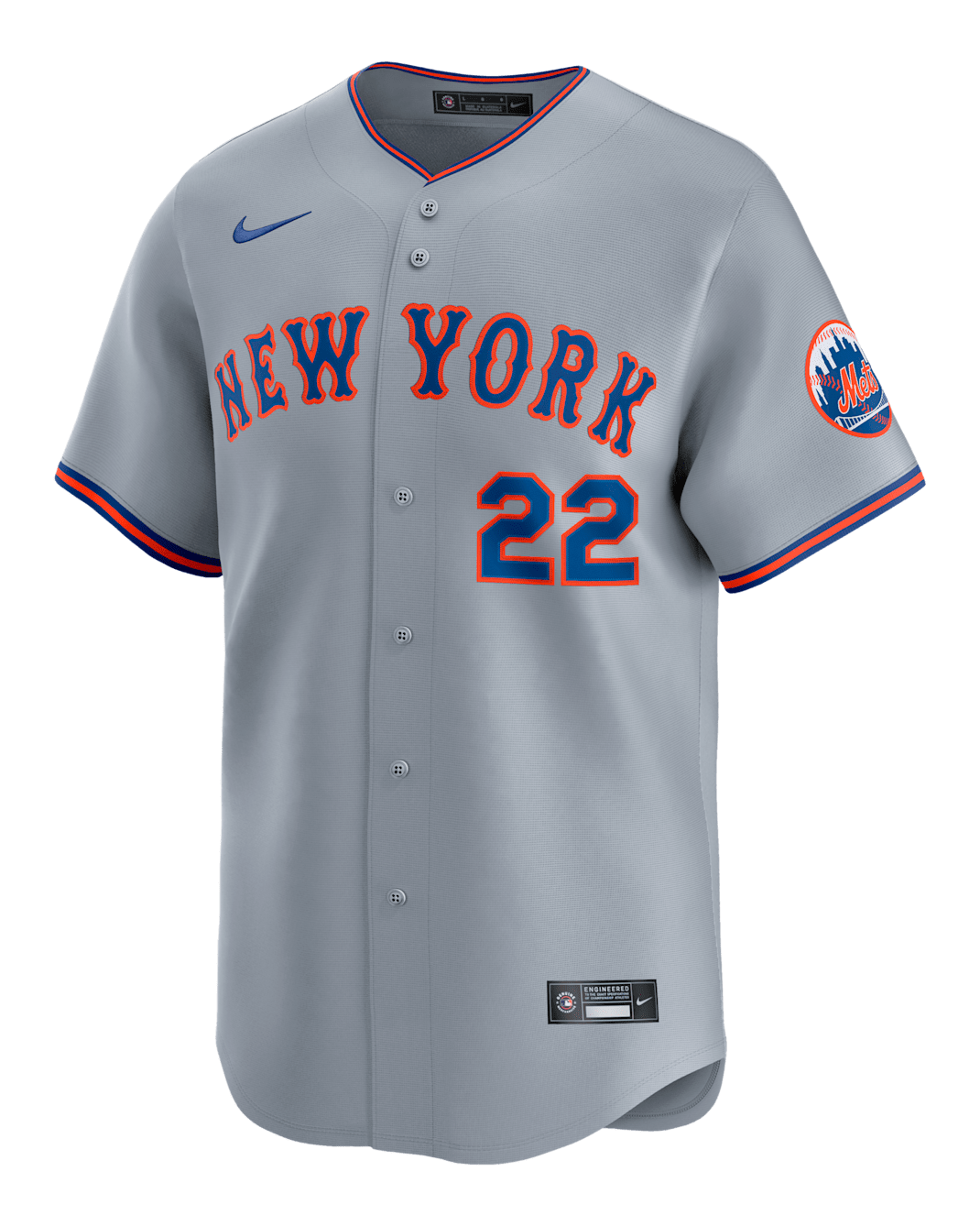 Juan Soto New York Mets Men's Nike Dri-FIT ADV MLB Limited Jersey - Grey